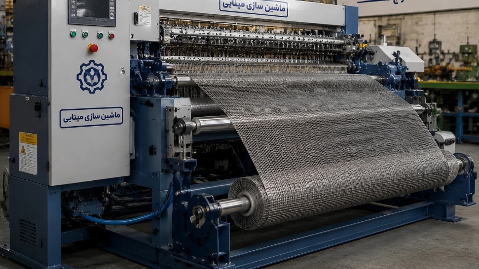 The leading enamel machine manufacturing in the manufacture of mesh weaving machines in Karaj