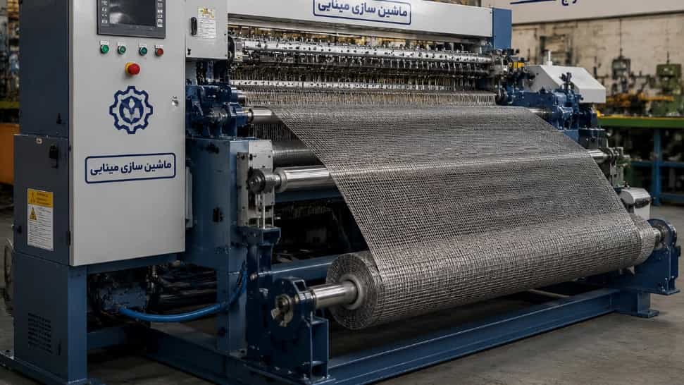 The leading enamel machine manufacturing in the manufacture of mesh weaving machines in Karaj